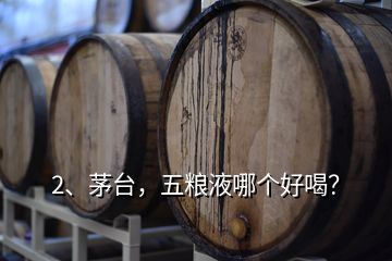 2、茅臺，五糧液哪個好喝？
