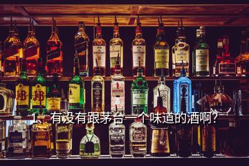 1、有沒有跟茅臺一個(gè)味道的酒??？