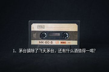1、茅臺鎮(zhèn)除了飛天茅臺，還有什么酒值得一喝？