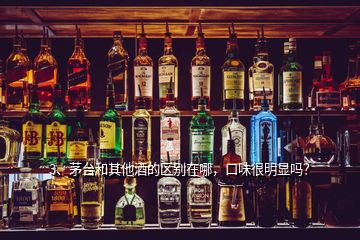 3、茅臺和其他酒的區(qū)別在哪，口味很明顯嗎？