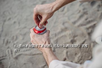 4、貴州茅臺鎮(zhèn)除了茅臺酒，還有什么酒比較好，求推薦？
