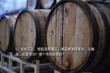1、坐標(biāo)江蘇，想投資煙酒店，酒品牌選擇茅臺(tái)、五糧液、還是洋河？哪個(gè)市場(chǎng)前景好？