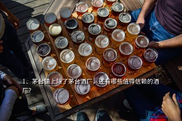 1、茅臺鎮(zhèn)上除了茅臺酒廠，還有哪些值得信賴的酒廠？