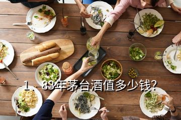 1、83年茅臺酒值多少錢？