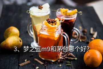3、夢(mèng)之藍(lán)m9和茅臺(tái)哪個(gè)好？