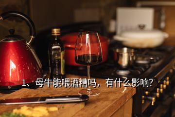1、母牛能喂酒糟嗎，有什么影響？