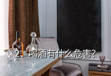 2、喝酒有什么危害？
