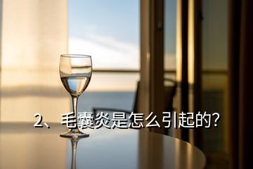 2、毛囊炎是怎么引起的？
