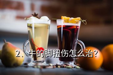 2、牛的腳扭傷怎么治？