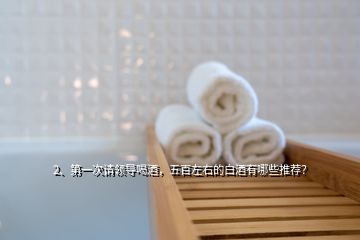 2、第一次請領(lǐng)導(dǎo)喝酒，五百左右的白酒有哪些推薦？
