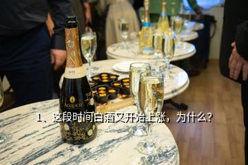 1、這段時(shí)間白酒又開(kāi)始上漲，為什么？
