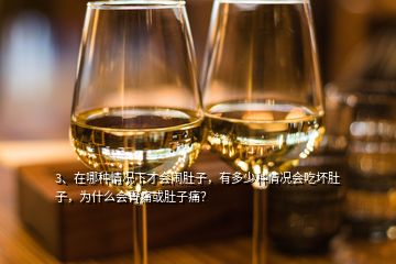 3、在哪種情況下才會鬧肚子，有多少種情況會吃壞肚子，為什么會胃痛或肚子痛？