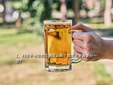 1、科技半導體和白酒股，哪個板塊未來會更好一些？