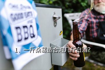 1、一斤桑葚適合泡幾斤白酒？