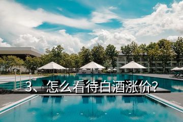 3、怎么看待白酒漲價(jià)？