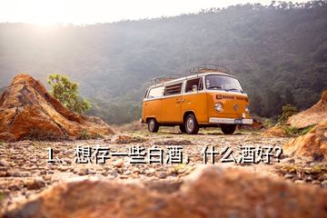 1、想存一些白酒，什么酒好？