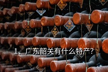 1、廣東韶關(guān)有什么特產(chǎn)？