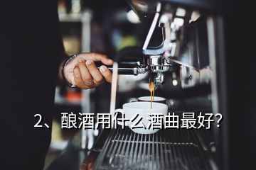2、釀酒用什么酒曲最好？