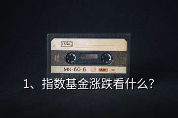 1、指數(shù)基金漲跌看什么？