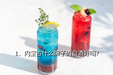 1、內(nèi)蒙古什么牌子的白酒好喝？