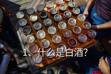 1、什么是白酒？