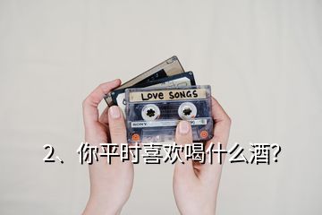 2、你平時喜歡喝什么酒？