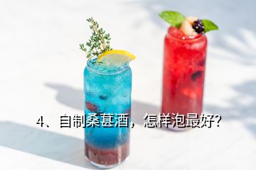4、自制桑葚酒，怎樣泡最好？