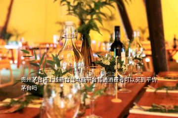 貴州茅臺(tái)將上線新自營(yíng)電商平臺(tái)普通消費(fèi)者可以買到平價(jià)茅臺(tái)嗎