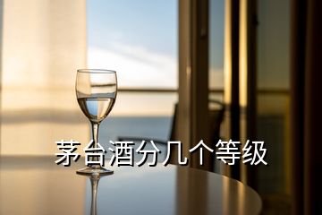 茅臺酒分幾個等級