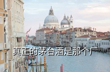 真正的茅臺酒是那個廠