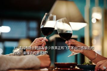 3、請問市場上到底有多少款真正和飛天茅臺口感接近的白酒？最接近的是哪種？