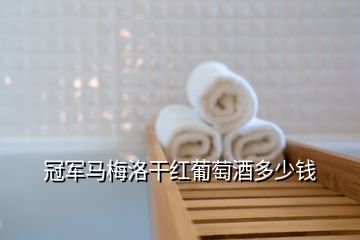 冠軍馬梅洛干紅葡萄酒多少錢(qián)