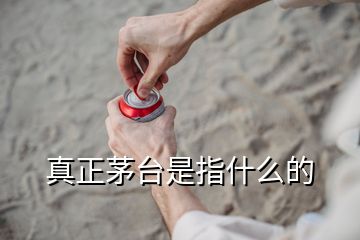 真正茅臺(tái)是指什么的
