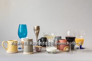 茅臺(tái)鎮(zhèn)52度五星迎賓酒濃香型白酒480ml多少錢一瓶
