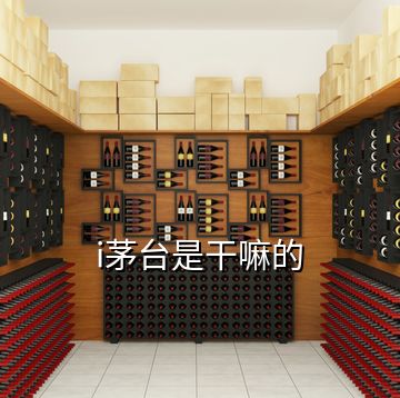 i茅臺(tái)是干嘛的