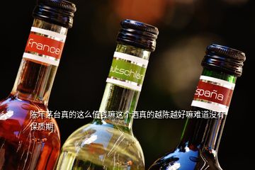 陳年茅臺(tái)真的這么值錢(qián)嘛這個(gè)酒真的越陳越好嘛難道沒(méi)有保質(zhì)期