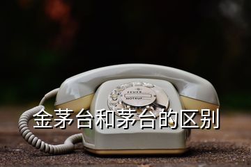 金茅臺(tái)和茅臺(tái)的區(qū)別