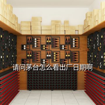 請(qǐng)問茅臺(tái)怎么看出廠日期啊