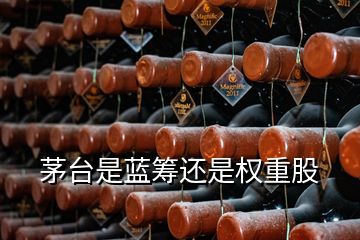 茅臺是藍(lán)籌還是權(quán)重股