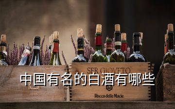 中國(guó)有名的白酒有哪些