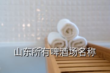 山東所有啤酒場(chǎng)名稱(chēng)