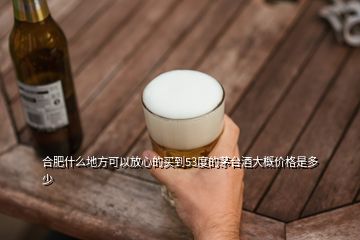 合肥什么地方可以放心的買到53度的茅臺酒大概價格是多少