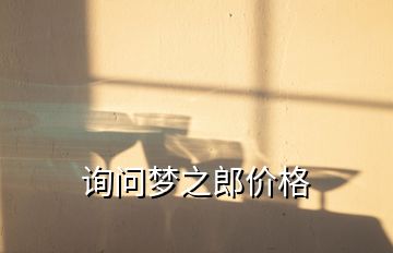詢問(wèn)夢(mèng)之郎價(jià)格