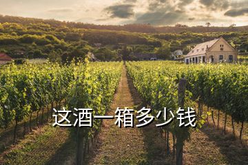 這酒一箱多少錢(qián)