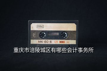 重慶市涪陵城區(qū)有哪些會計事務(wù)所