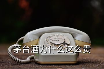 茅臺(tái)酒為什么這么貴