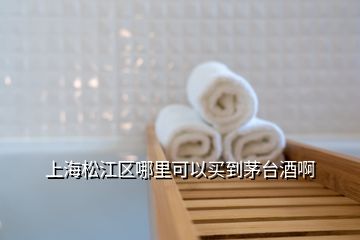 上海松江區(qū)哪里可以買(mǎi)到茅臺(tái)酒啊