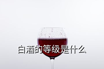 白酒的等級是什么