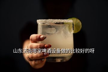 山東濟南哪家啤酒設(shè)備做的比較好的呀