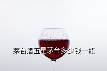 茅臺酒五星茅臺多少錢一瓶